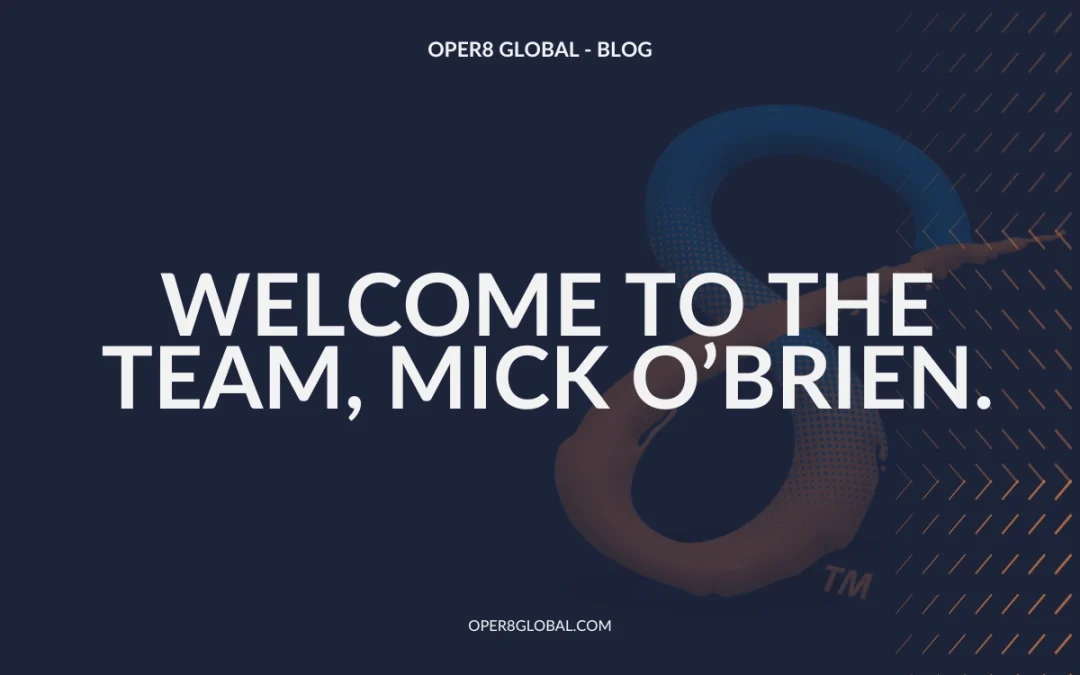 Welcome to the team, Mick O’Brien